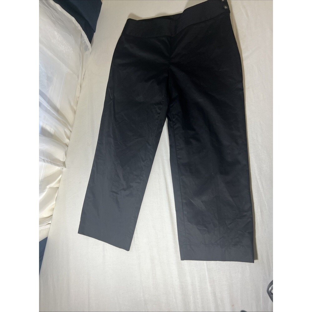 White House Black Market Cropped Classic Legacy Pants size 6 Side Zipper - Picture 8 of 8